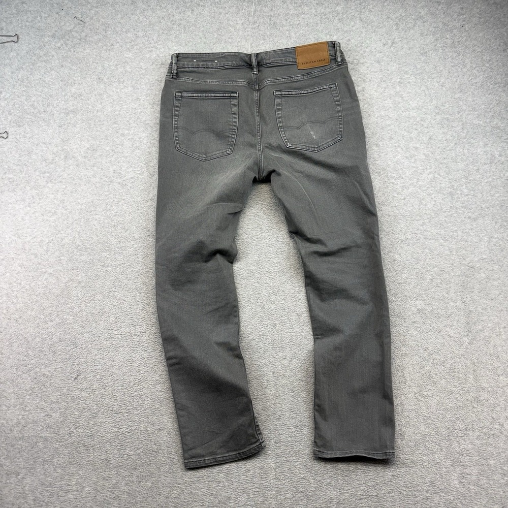 American Eagle Next Level Flex Slim Fit Jeans Mens 34x30 Gray Denim Stretch